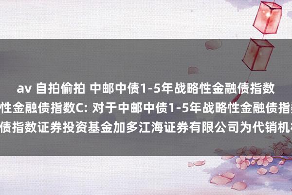 av 自拍偷拍 中邮中债1-5年战略性金融债指数A,中邮中债1-5年战略性金融债指数C: 对于中邮中债1-5年战略性金融债指数证券投资基金加多江海证券有限公司为代销机构及通畅关系业务的公告