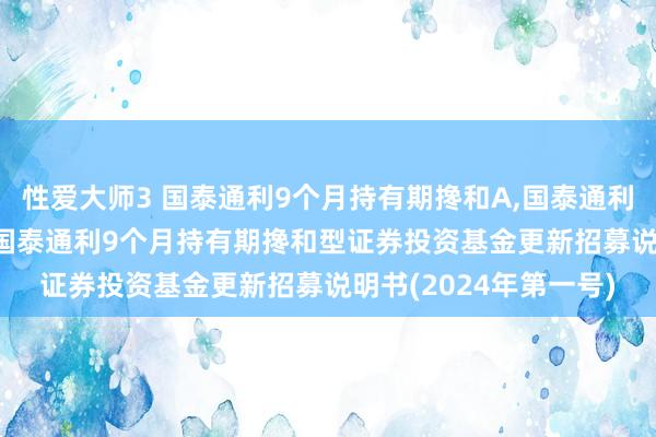 性爱大师3 国泰通利9个月持有期搀和A,国泰通利9个月持有期搀和C: 国泰通利9个月持有期搀和型证券投资基金更新招募说明书(2024年第一号)