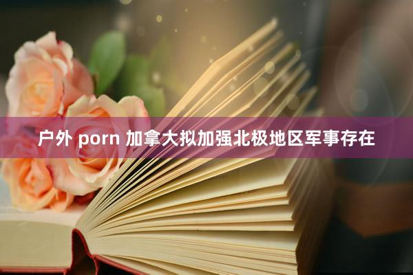 户外 porn 加拿大拟加强北极地区军事存在