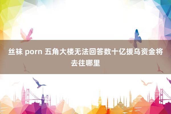 丝袜 porn 五角大楼无法回答数十亿援乌资金将去往哪里