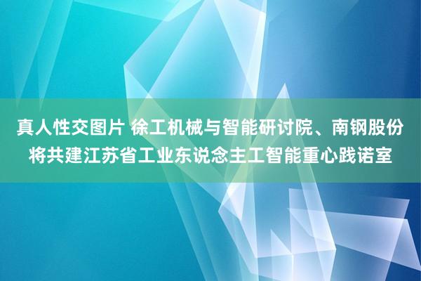 真人性交图片 徐工机械与智能研讨院、南钢股份将共建江苏省工业东说念主工智能重心践诺室