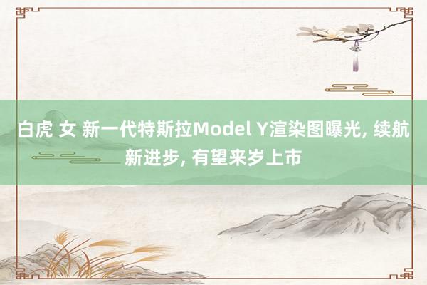 白虎 女 新一代特斯拉Model Y渲染图曝光， 续航新进步， 有望来岁上市