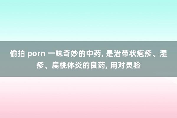 偷拍 porn 一味奇妙的中药， 是治带状疱疹、湿疹、扁桃体炎的良药， 用对灵验