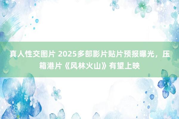 真人性交图片 2025多部影片贴片预报曝光，压箱港片《风林火山》有望上映
