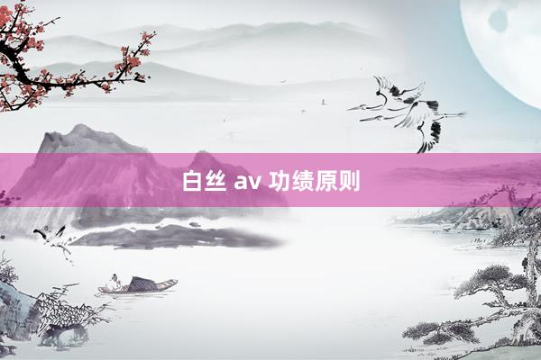 白丝 av 功绩原则