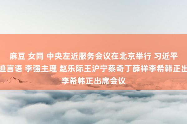 麻豆 女同 中央左近服务会议在北京举行 习近平发表紧迫言语 李强主理 赵乐际王沪宁蔡奇丁薛祥李希韩正出席会议