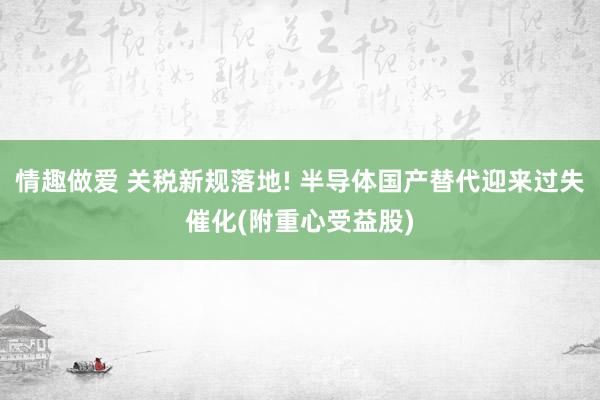 情趣做爱 关税新规落地! 半导体国产替代迎来过失催化(附重心受益股)