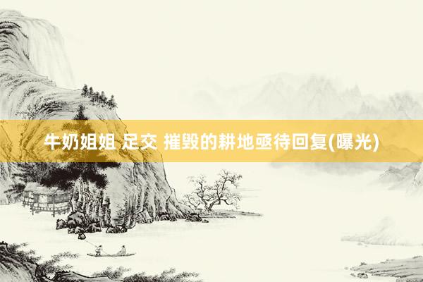 牛奶姐姐 足交 摧毁的耕地亟待回复(曝光)