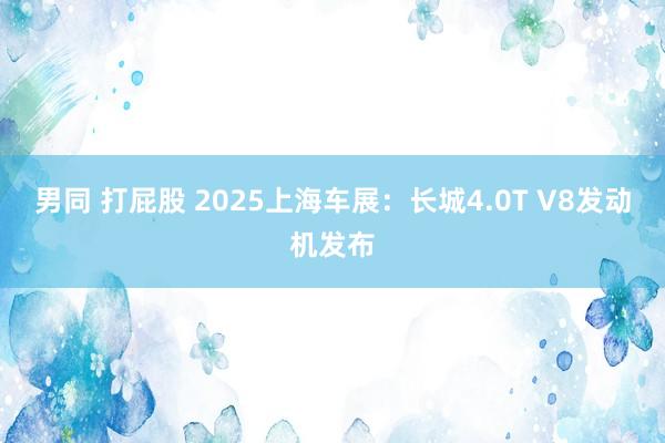 男同 打屁股 2025上海车展：长城4.0T V8发动机发布